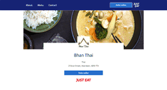 Desktop Screenshot of bhan-thai.co.uk