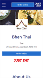 Mobile Screenshot of bhan-thai.co.uk